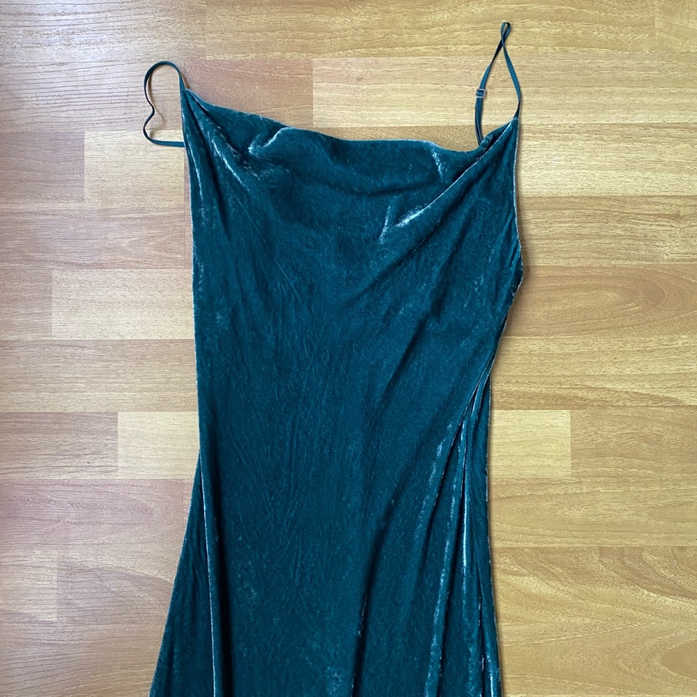 Aritzia Practical Magic 90s Style Velvet Wilfred Canto Dress XXS XS - Picture 7 of 9